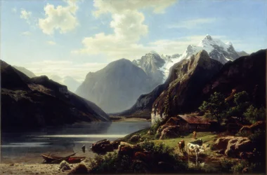 Evening at the Lake Shore